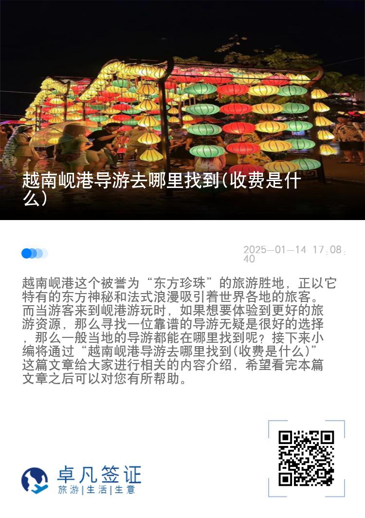 越南岘港导游去哪里找到(收费是什么)